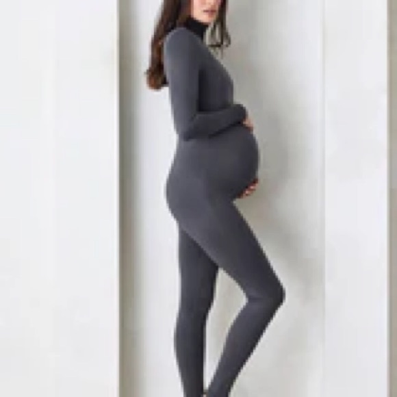 Bumpsuit The Penelope Maternity Unitard Slate - Picture 1 of 3